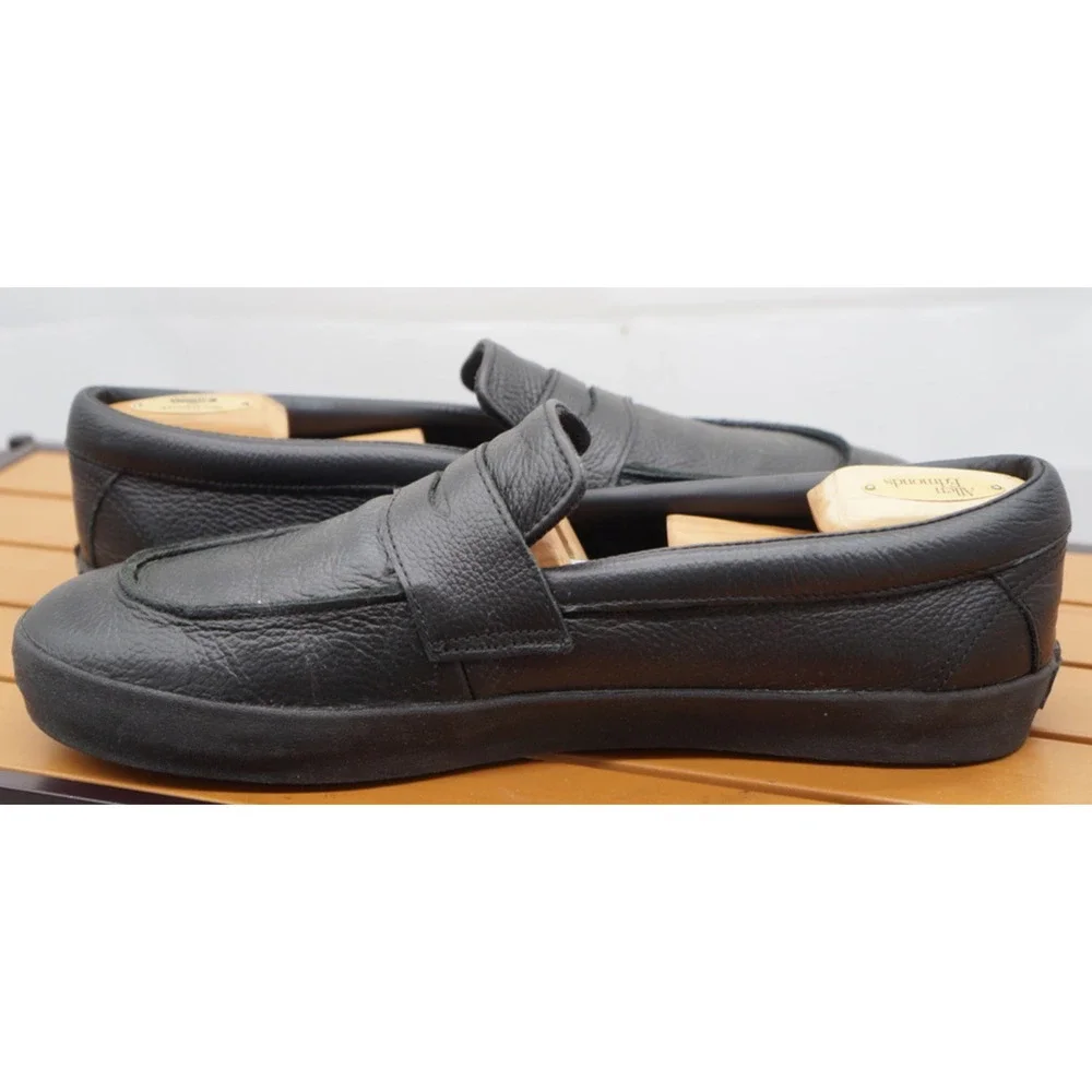 Vans Skate Leather Loafer - Black Size 13